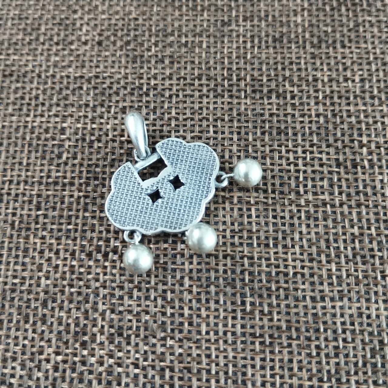 S925 Sterling Silver Longevity Lock Pendant Necklace – Lucky Amulet Jewelry Gift